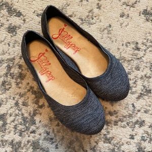 Dark Grey JellyPop Flats
